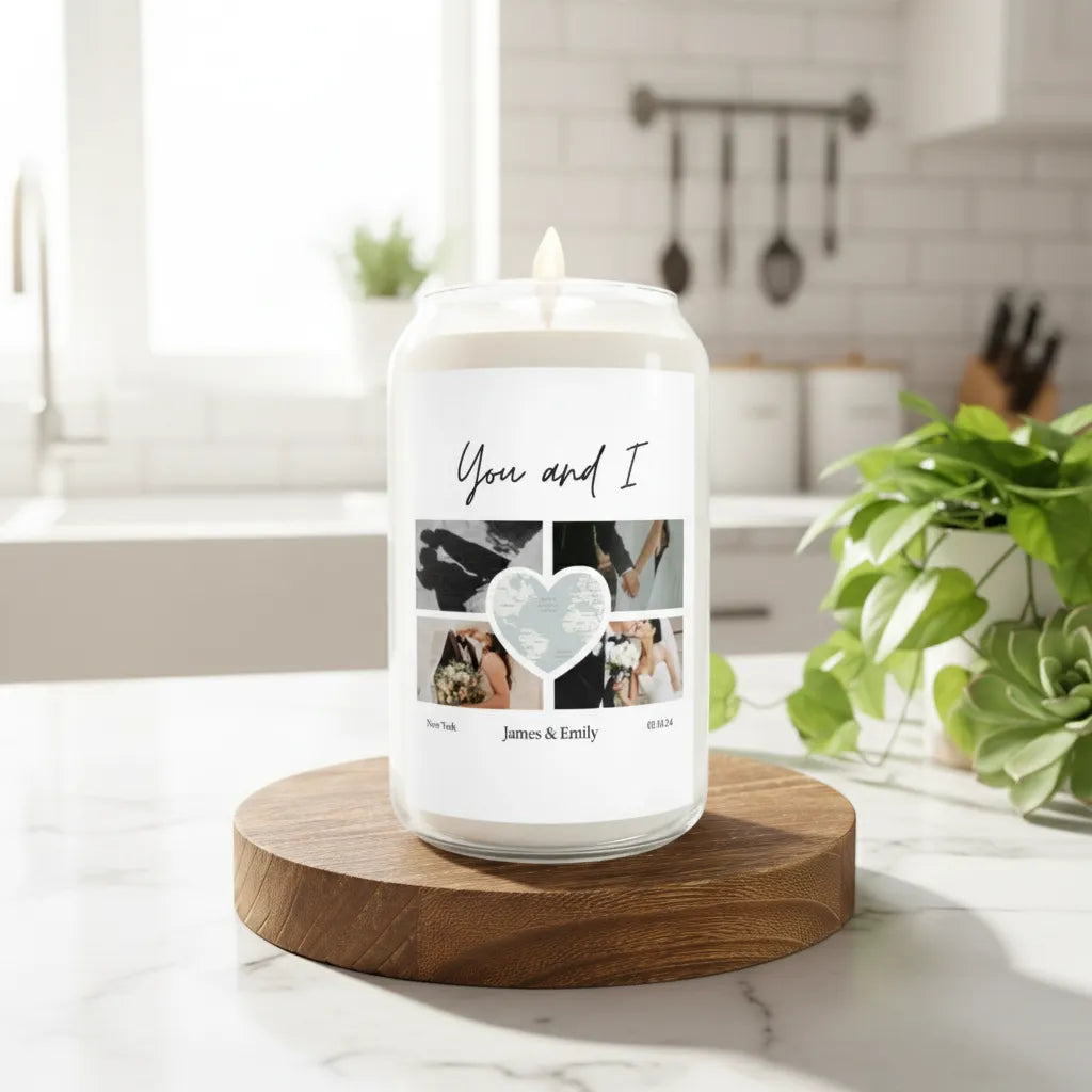 Personalized 'You and I' Candle, 13.75 oz.
