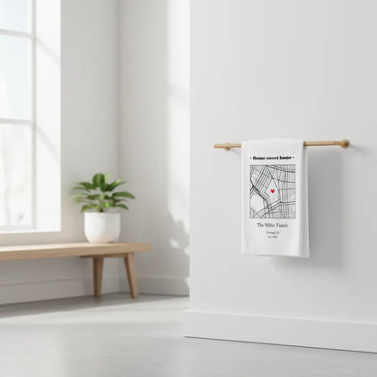 Personalized Hand Towel | Housewarming Gift