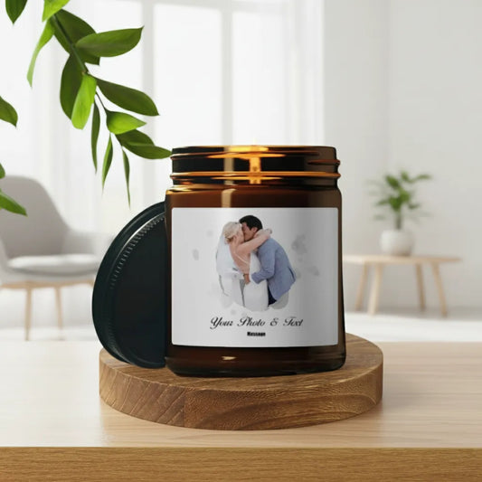 Personalized Photo Cut Out Candle, 9 oz.
