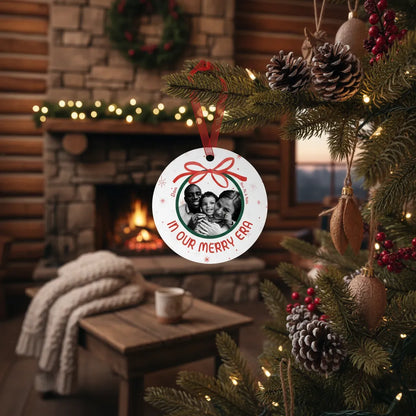 Personalized Metal Ornament | Add Your Photo & Message