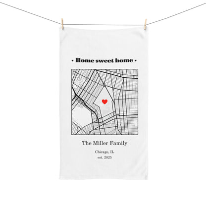 Personalized Hand Towel | Housewarming Gift