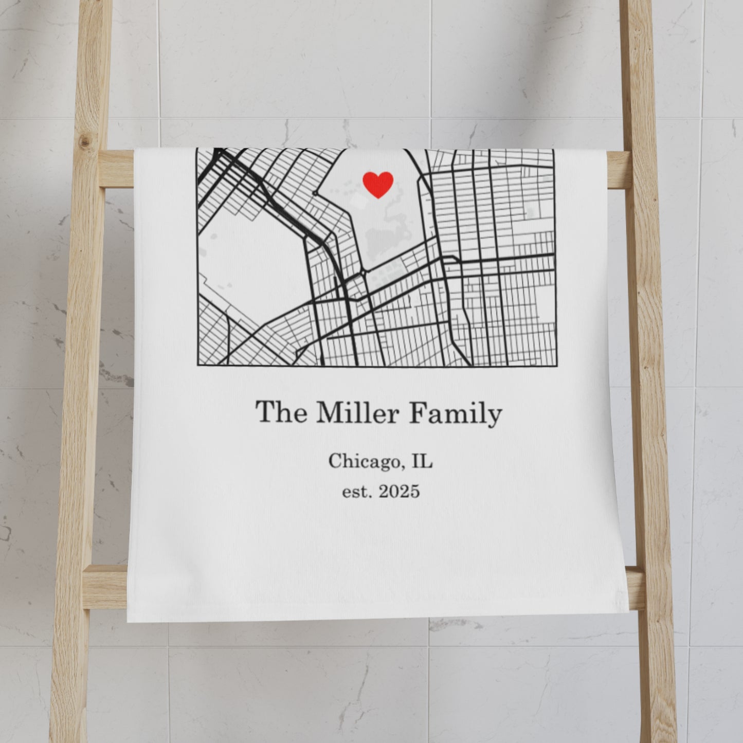 Personalized Hand Towel | Housewarming Gift