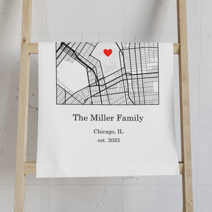 Personalized Hand Towel | Housewarming Gift
