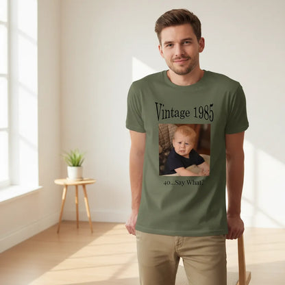 Custom T-Shirt – Add Your Photo & Text