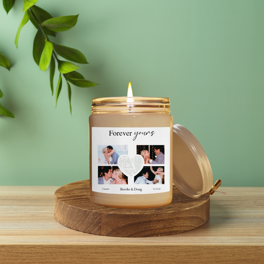 Personalized Forever Yours, Candle, 9 oz.