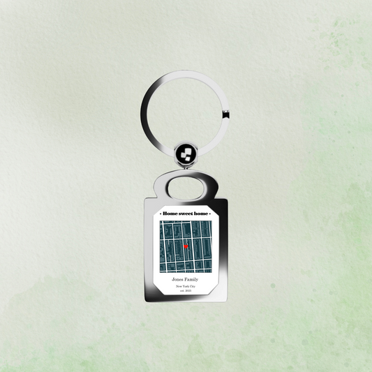 Personalized Housewarming Keyring
