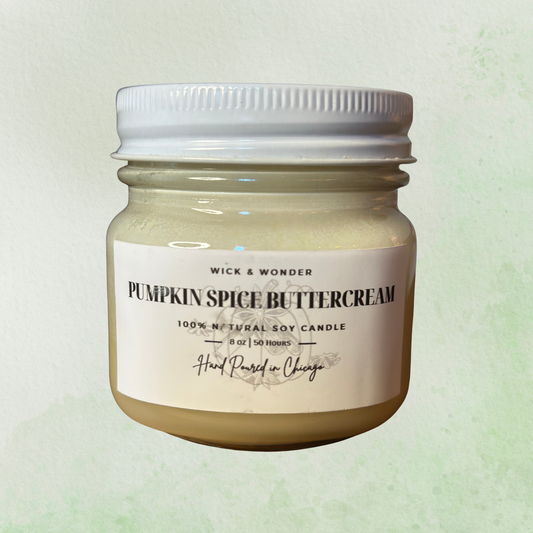 Pumpkin Spice Buttercream Scented Candle, 8 oz.