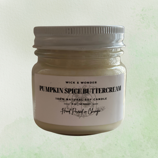 Pumpkin Spice Buttercream Scented Candle, 8 oz.